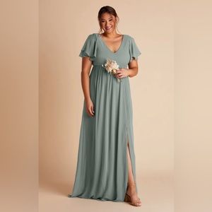 Birdy Grey Hannah Empire Chiffon Dress New 3X Formal Bridesmaid Bride
